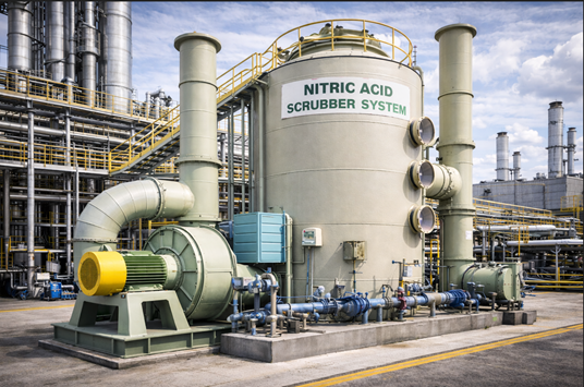 Nitric Acid Scrubber System